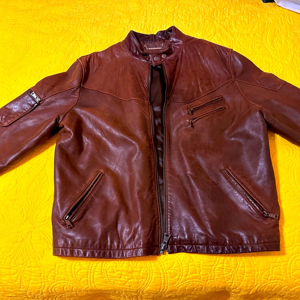 Brown leather Jacket